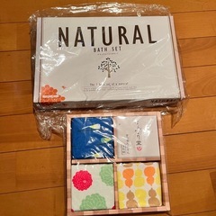 バスセット5点&キッチンタオル3点の画像