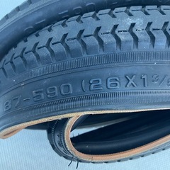 新品自転車タイヤチューブセットの画像