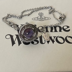 Vivienne Westwood オーブネックレス パープルの画像