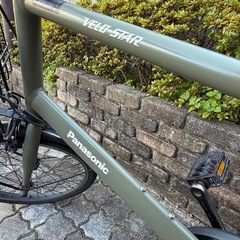 パナソニック　ベロスター・ミニ／マットオリーブ／整備済み／バッテリー・充電器・鍵付きの画像