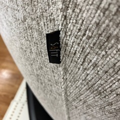 1人掛けソファー sofit QH-7345 使用感有り ファブリック 程度B ホワイト【取りに来れる方限定】の画像
