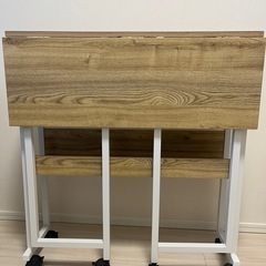 スリム！折りたたみデスクの画像