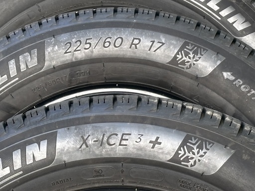 ミシュラン MICHELIN X-ICE 3+ 225/60R17