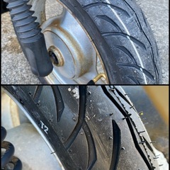 YAMAHA アプリオ　APRIO SA11J 2001年モデル　前後タイヤ新品🛞✨　ヤマハ　2スト　実動　書類付き　走る止まる曲がるOK 軽整備済み🔧　原付　スクーター　通勤　通学などにも✨　4JPAの画像