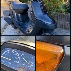 YAMAHA アプリオ　APRIO SA11J 2001年モデル　前後タイヤ新品🛞✨　ヤマハ　2スト　実動　書類付き　走る止まる曲がるOK 軽整備済み🔧　原付　スクーター　通勤　通学などにも✨　4JPAの画像