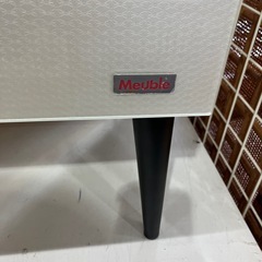 テレビボード Meuble ヨゴレ有り 程度B ホワイト【取りに来れる方限定】の画像
