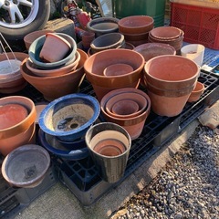 素焼き 植木鉢の画像