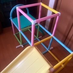 室内用ジャングルジム 滑り台の画像