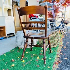 キツツキ　チェア　木製チェア　ダメージ有りの画像