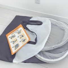 ベビーベッド　ミッフィー　コンパクトベッド　防水シーツ付きの画像