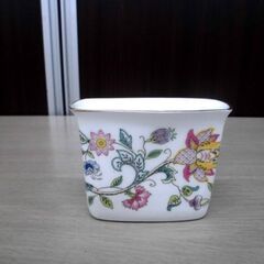 MINTON HADDON HALL ミントン ハドンホール ミニトレイ&ナプキンスタンドセット 花柄 USED品 苫小牧西店の画像
