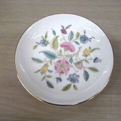 MINTON HADDON HALL ミントン ハドンホール ミニトレイ&ナプキンスタンドセット 花柄 USED品 苫小牧西店の画像