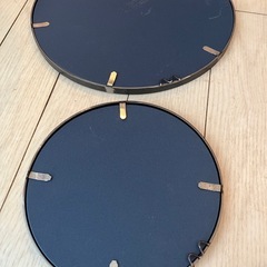 モダン　壁掛け　鏡2個セットの画像