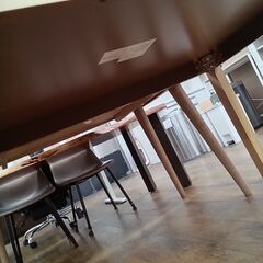 ★リユースのサカイ水戸店★NITORI2人掛けダイニングセットナチュラルH70×D78×W120クリーニング済みMT6612の画像