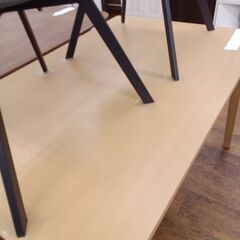 ★リユースのサカイ水戸店★NITORI2人掛けダイニングセットナチュラルH70×D78×W120クリーニング済みMT6612の画像
