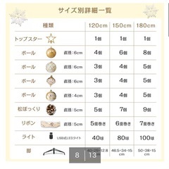 ニトリ クリスマスツリーの画像