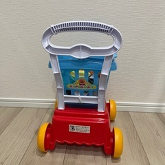 アンパンマン いっしょにおかいもの♪ ショッピングカート　歩行器　つかまり立ち　タッチの画像