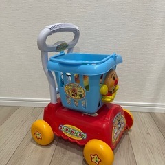 アンパンマン いっしょにおかいもの♪ ショッピングカート　歩行器　つかまり立ち　タッチの画像