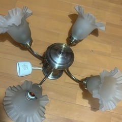 お花型電気傘　の画像