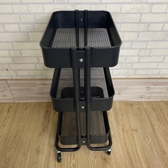 【セット】IKEA ロースコグ ワゴン / LACK テレビ台の画像