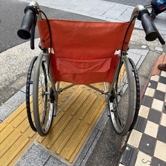 無料 車椅子自走式 まだまだ使えますの画像