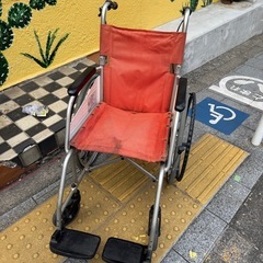 無料 車椅子自走式 まだまだ使えますの画像