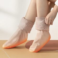 電熱ソックス 発熱ソックス 電熱靴下【4000mAh*2 充電式バッテリー】2段階調温 3秒速暖  寒さ対策 冬の贈り物 　転売OK　倒産品　まとめ売り　ネット商材　アマゾン引き上げ商品　メルカリ　副業の画像