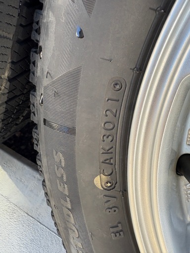スタッドレスタイヤ＆ホイール4本セット　155/65 R14 軽自動車に最適！