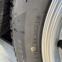 スタッドレスタイヤ＆ホイール4本セット　155/65 R14 軽自動車に最適！の画像