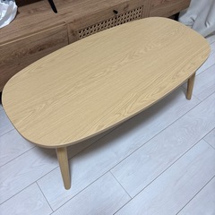 1人用ローテーブルの画像