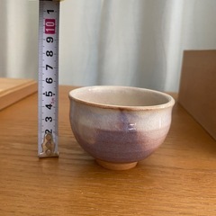 萩焼(太平山) 湯呑み6個セット　桐箱入りの画像