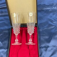 24%LEAD CRYSTAL ペアクリスタルグラス／箱付き／未使用の画像