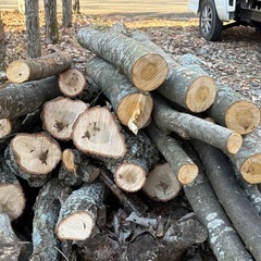 （只今お話中
）薪ストーブ　薪　原木　ナラ、欅、桜の画像