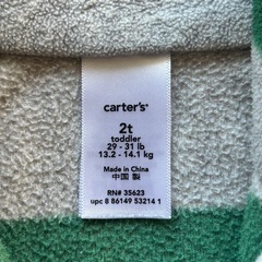カーターズ　フリース長袖　トップス　2ｔの画像