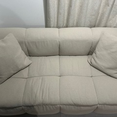 12/15まで40,000円off　140,000円→100,000円⭐︎　モダンブロック型ソファー　3人掛け　お洒落　ソファーの画像