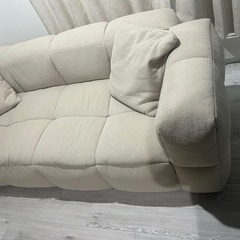 12/15まで40,000円off　140,000円→100,000円⭐︎　モダンブロック型ソファー　3人掛け　お洒落　ソファーの画像