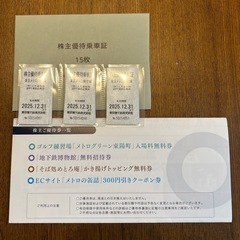 東京メトロ　乗車証（おまけつき）の画像