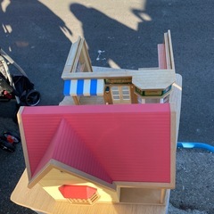 中古　シルバニア　ファミリー　きいちご林のかわいいお家　森のマーケット　セットの画像