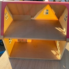 中古　シルバニア　ファミリー　きいちご林のかわいいお家　森のマーケット　セットの画像