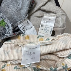 フリースレギンス　デニム　裏起毛　10分丈　7、8分丈　9本セットの画像