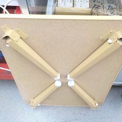 折りたたみテーブル 幅60cm 奥行45cm 高さ29cm ナチュラルブラウン 座卓 ローテーブル 札幌 西岡店の画像