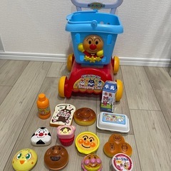 アンパンマン いっしょにおかいもの♪ ショッピングカート　歩行器　つかまり立ち　タッチの画像