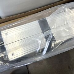 ☆未使用 ONE STEP アルミ製 伸縮式 脚立 はしご 3.2×3.2M(11段+11段) 折りたたみ 安全ロック 梯子 ☆札幌市 白石店 の画像