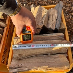 すぐに売り切れましたので
追加製作しました、二晩分 テント用薪ストーブ薪の画像