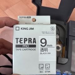 テプラ　kingJim テープ付きの画像