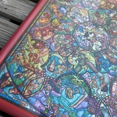 ジグソーパズル完成品ディズニーキラキラデザインの画像