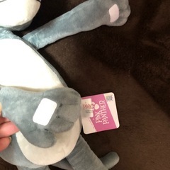 18日迄新品ピンクパンサーぬいぐるみの画像