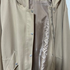 レディース　新品未使用フード付きコートL Lサイズの画像