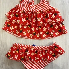 ベビー　ミニーちゃん　ビキニ　水着　90の画像