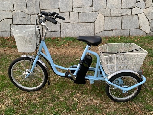 大人用電動三輪車】【電動アシスト三輪車】 (ヨネ) 篠崎の電動アシスト